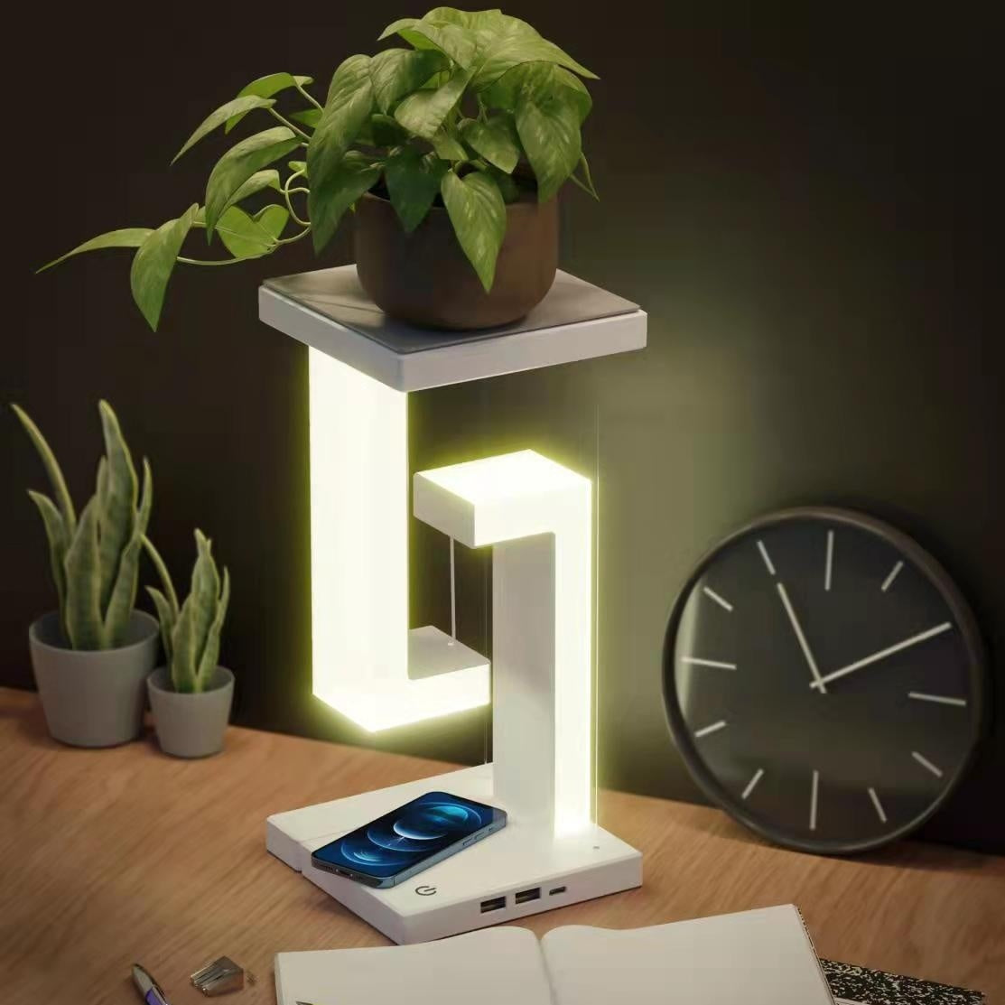 Wireless Charging Suspension Table Lamp - Stylish Home Decor