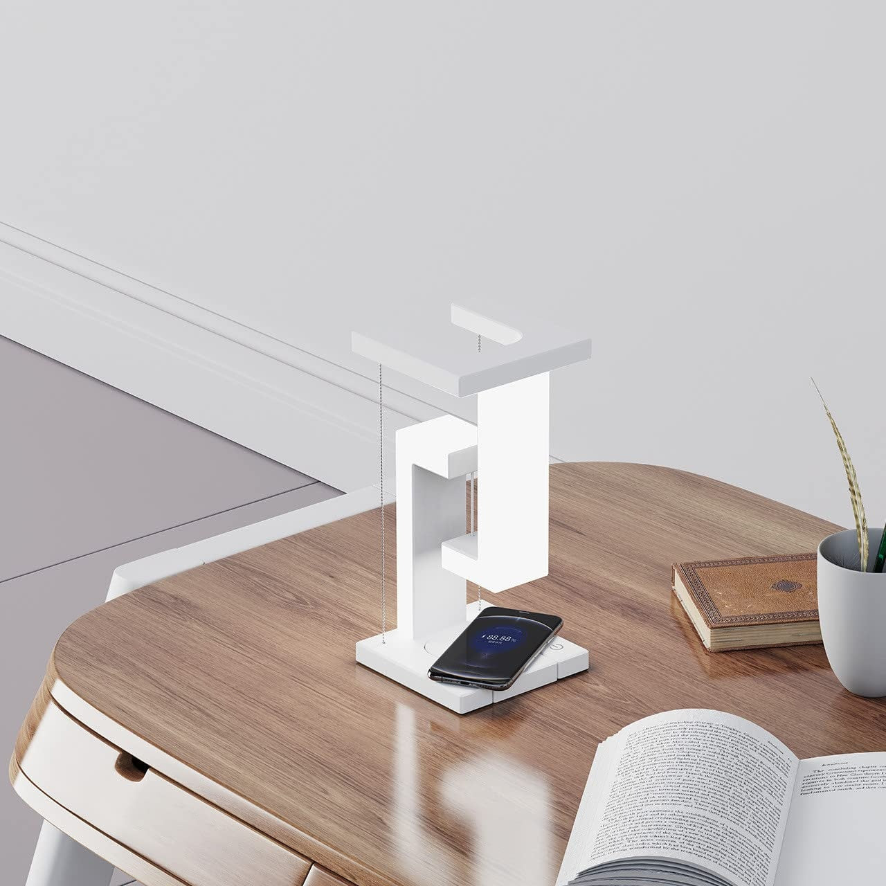 Wireless Charging Suspension Table Lamp - Stylish Home Decor