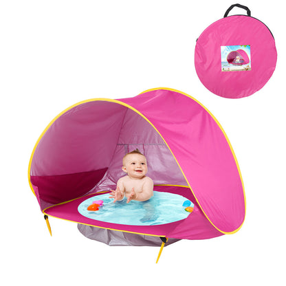 Baby Beach Tent - UV-Protecting, Waterproof, Easy Fold Pop-Up